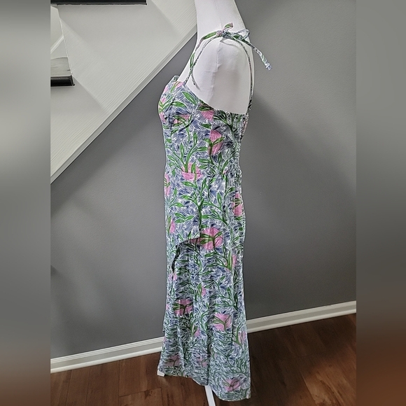 Liberty & Justice The Yuku Summer Dress Floral Maxi-Size Small 100% Cotton - Picture 4 of 7